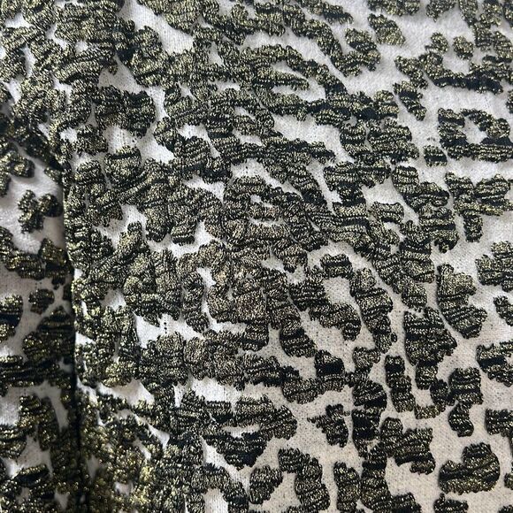 Jonathan Simkhai Animal Print Jacquard Cropped Sweater Lace L NWT - Picture 10 of 16